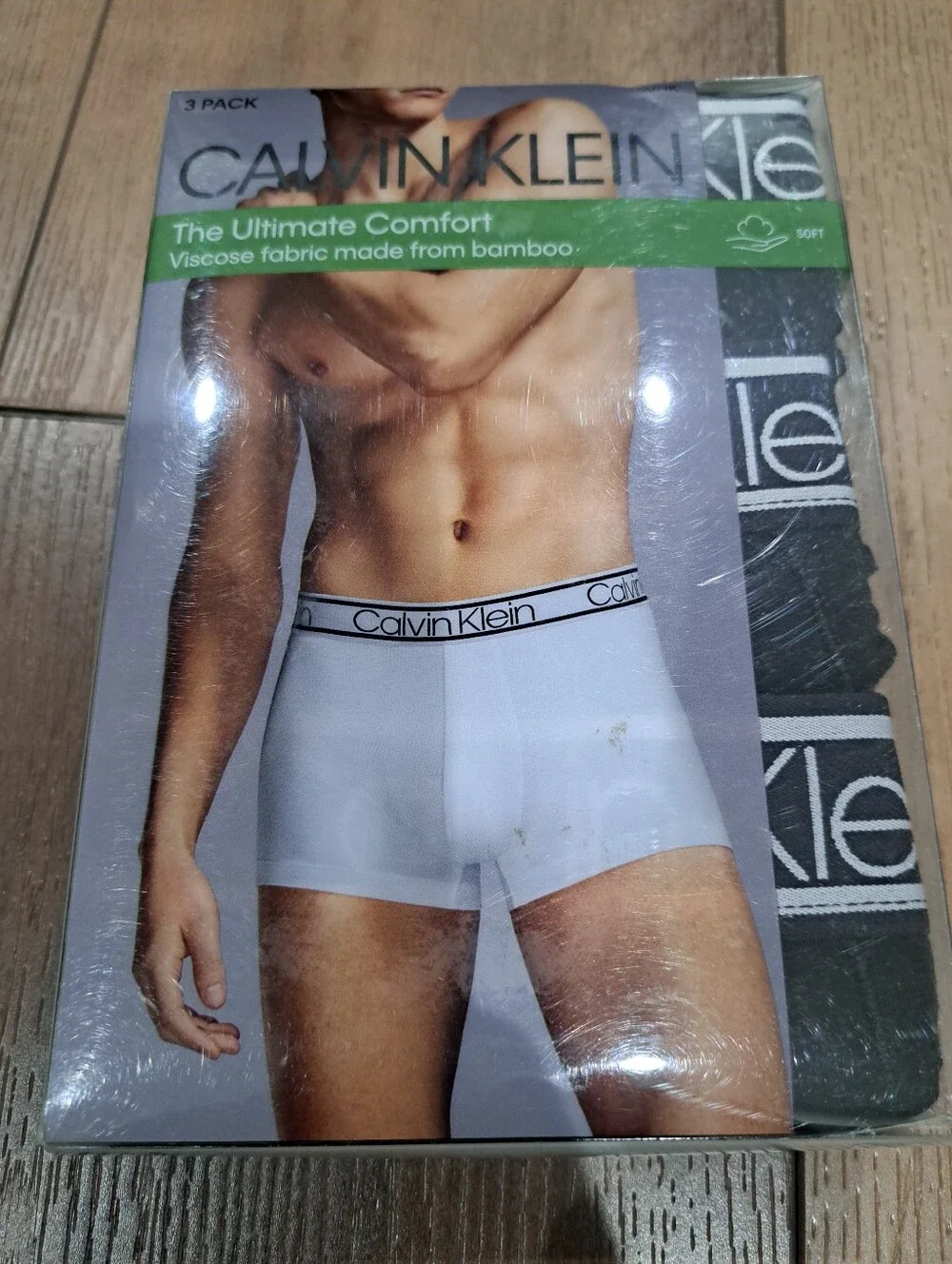 Calvin Klein Men The Ultimate Comfort 3 Pc Trunk Black S Underwear Ultrasoft